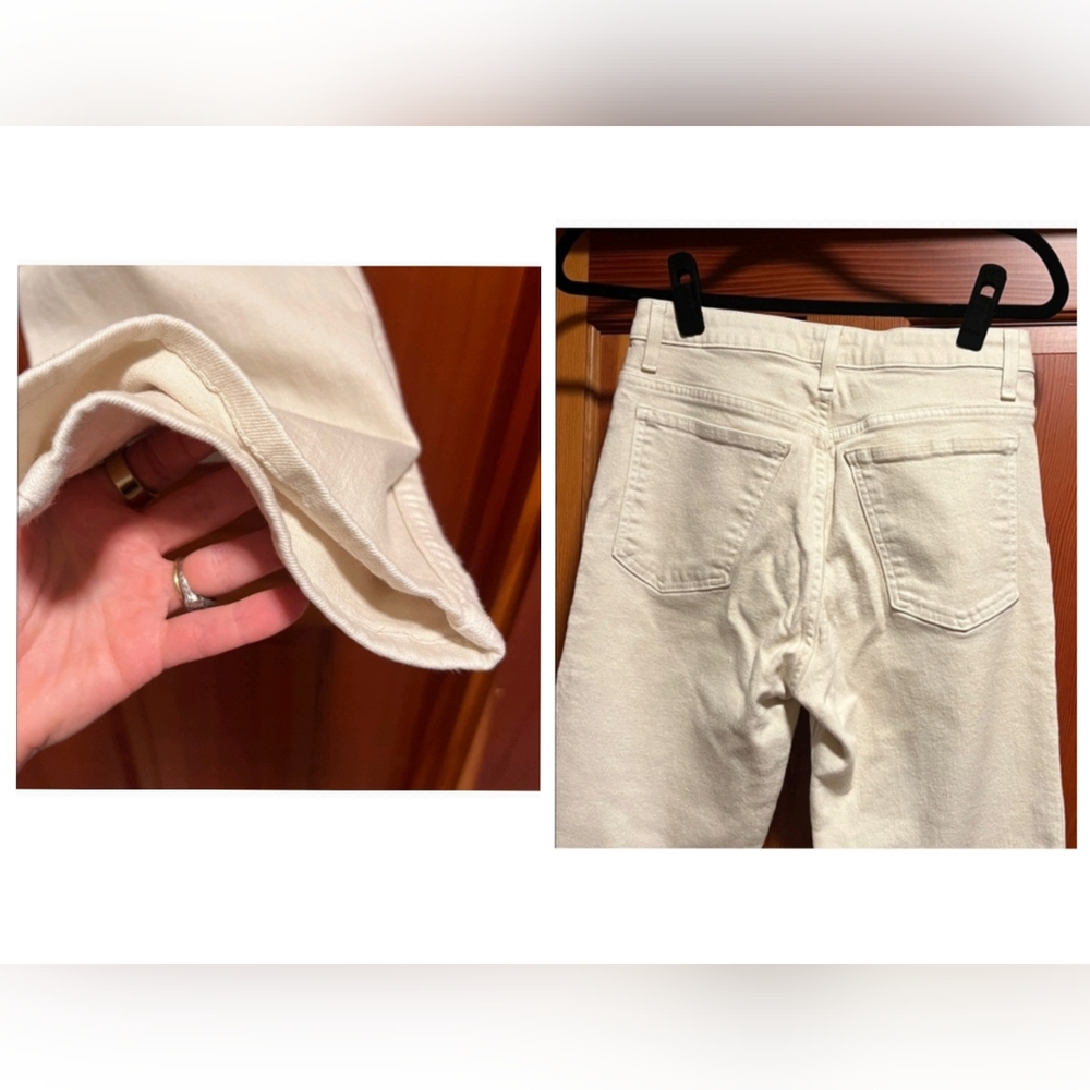 KHAITE Cream Bootcut Jeans - Picture 8 of 11